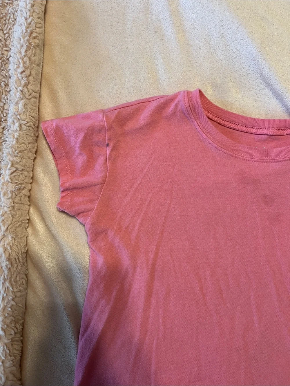 Girls' carters Pink Pocket Tee - Casual Everyday Top